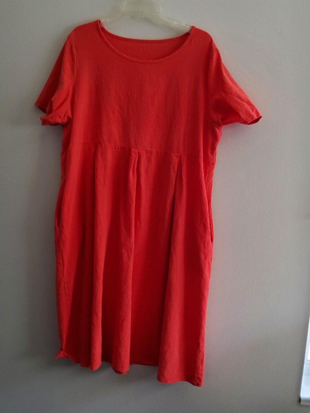 Boho Summer dress in Orange/Coral